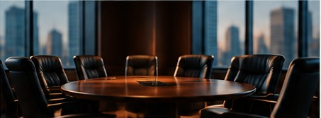 Boardroom representing board-level credit risk oversight